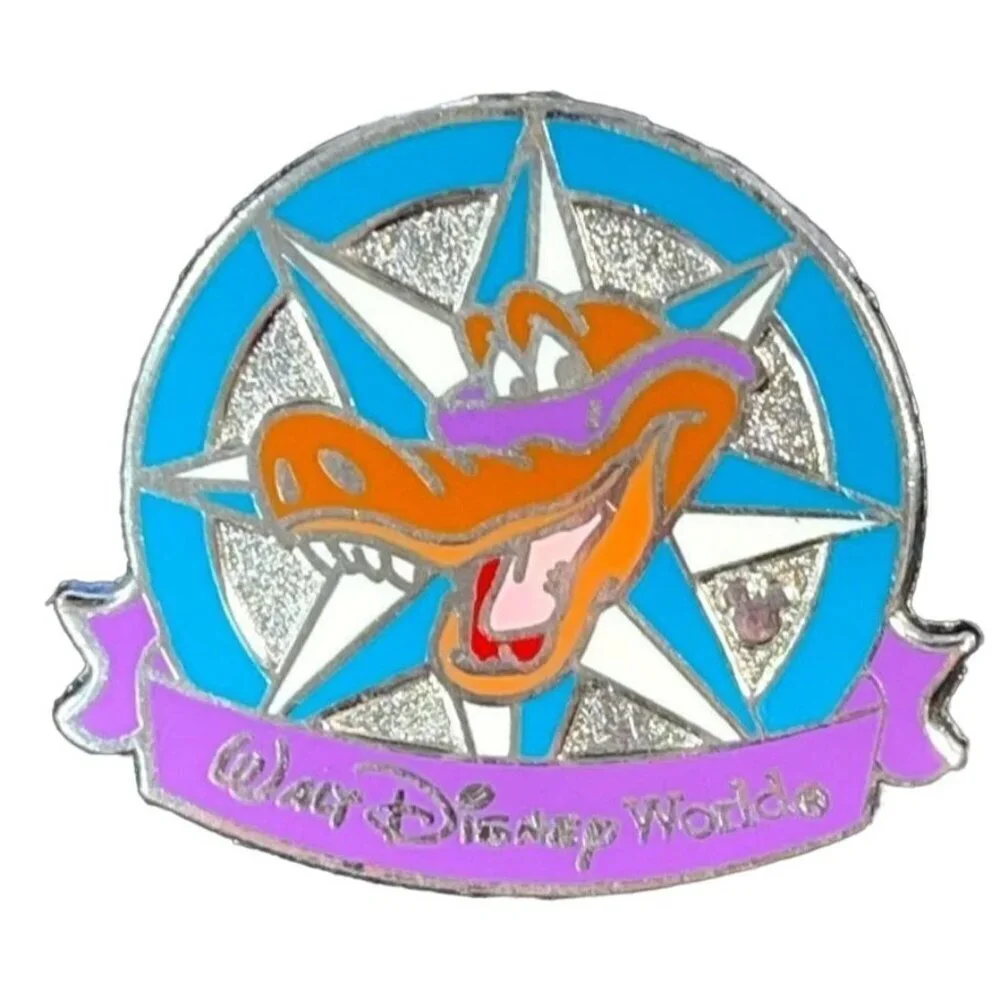Disney Crocodile Trading Pin Hidden Mickey Lapel Pin Brooch Badge Accessories